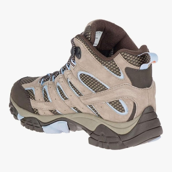 Merrell Moab 2 Mid Waterproof Women's Hiking Boots Brindle J99782 - Picture 6 of 8